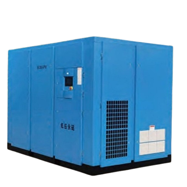 低壓永磁雙級壓縮變頻螺桿機